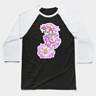 Purple Flower, Beautiful Flowers Baseball T-Shirt